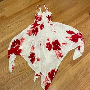 Aloha flower beach dress